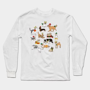Christmas Dogs Long Sleeve T-Shirt